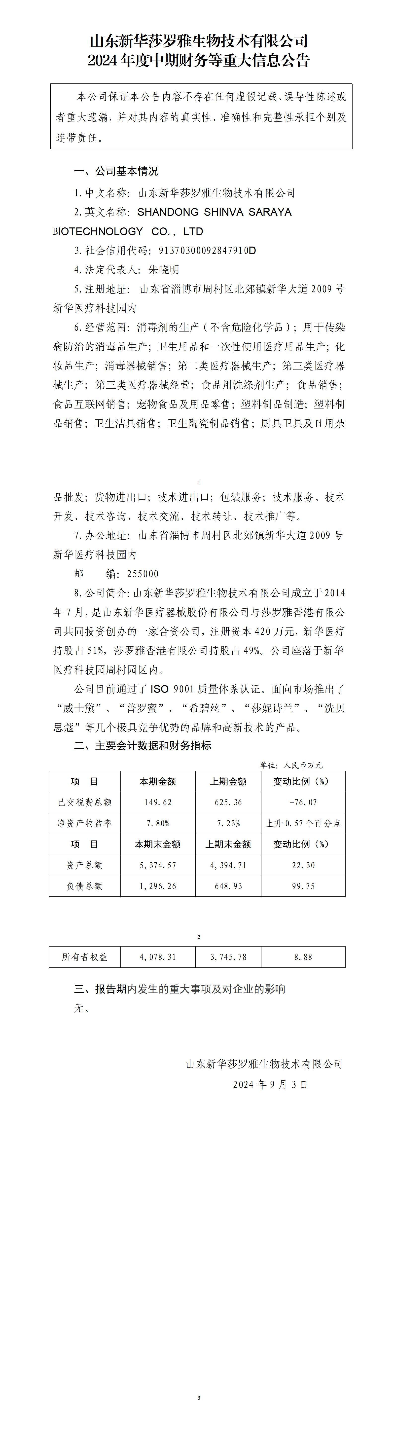 山東新華莎羅雅生物技術(shù)有限公司2024年中期財務(wù)等重大信息公告_01.jpg